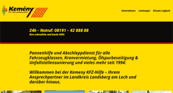 Desktop Screenshot of kemeny.de